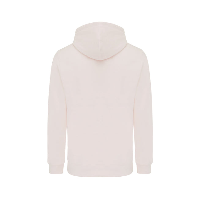 Cloud Pink - Back - Iqoniq Unisex Adult Rila Recycled Cotton Lightweight Hoodie
