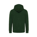 Forest Green - Back - Iqoniq Unisex Adult Rila Recycled Cotton Lightweight Hoodie