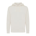 Ivory White - Front - Iqoniq Unisex Adult Rila Recycled Cotton Lightweight Hoodie