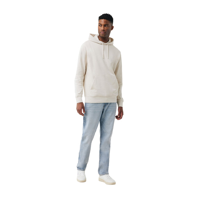 Ivory White - Side - Iqoniq Unisex Adult Rila Recycled Cotton Lightweight Hoodie