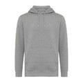 Light Heather Anthracite - Front - Iqoniq Unisex Adult Rila Recycled Cotton Lightweight Hoodie