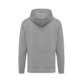 Light Heather Anthracite - Back - Iqoniq Unisex Adult Rila Recycled Cotton Lightweight Hoodie