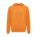 Orange - Front - Iqoniq Unisex Adult Rila Recycled Cotton Lightweight Hoodie