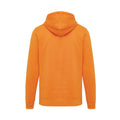 Orange - Back - Iqoniq Unisex Adult Rila Recycled Cotton Lightweight Hoodie