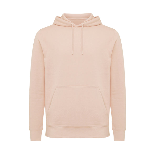 Peach Nectar - Front - Iqoniq Unisex Adult Rila Recycled Cotton Lightweight Hoodie