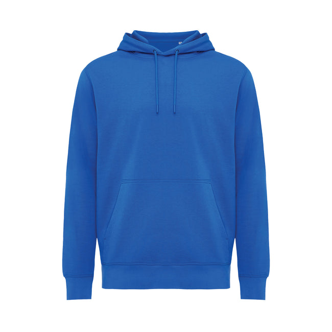 Royal Blue - Front - Iqoniq Unisex Adult Rila Recycled Cotton Lightweight Hoodie