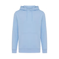 Sky Blue - Front - Iqoniq Unisex Adult Rila Recycled Cotton Lightweight Hoodie
