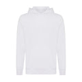 White - Front - Iqoniq Unisex Adult Rila Recycled Cotton Lightweight Hoodie