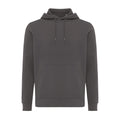 Anthracite - Front - Iqoniq Unisex Adult Rila Recycled Cotton Lightweight Hoodie