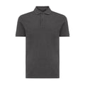 Heather Anthracite - Front - Iqoniq Mens Yosemite Pique Polo Shirt