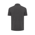 Heather Anthracite - Back - Iqoniq Mens Yosemite Pique Polo Shirt