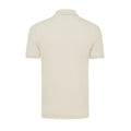 Natural Raw - Back - Iqoniq Mens Yosemite Pique Polo Shirt