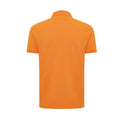Orange - Back - Iqoniq Mens Yosemite Pique Polo Shirt