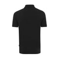 Black - Back - Iqoniq Mens Yosemite Pique Polo Shirt