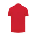 Red - Back - Iqoniq Mens Yosemite Pique Polo Shirt