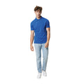 Royal Blue - Side - Iqoniq Mens Yosemite Pique Polo Shirt