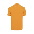 Sundial Orange - Back - Iqoniq Mens Yosemite Pique Polo Shirt