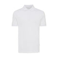 White - Front - Iqoniq Mens Yosemite Pique Polo Shirt