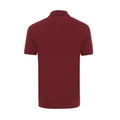 Burgundy - Back - Iqoniq Mens Yosemite Pique Polo Shirt