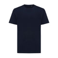 Navy - Front - Iqoniq Unisex Adult Kakadu Recycled Cotton Relaxed Fit T-Shirt