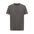 Anthracite - Front - Iqoniq Unisex Adult Kakadu Recycled Cotton Relaxed Fit T-Shirt