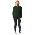 Forest Green - Side - Iqoniq Unisex Adult Etosha Recycled Cotton Lightweight Sweatshirt