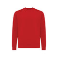 Red - Front - Iqoniq Unisex Adult Etosha Recycled Cotton Lightweight Sweatshirt