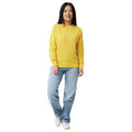 Yellow - Side - Iqoniq Unisex Adult Etosha Recycled Cotton Lightweight Sweatshirt