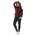 Burgundy - Lifestyle - Iqoniq Unisex Adult Etosha Recycled Cotton Lightweight Sweatshirt