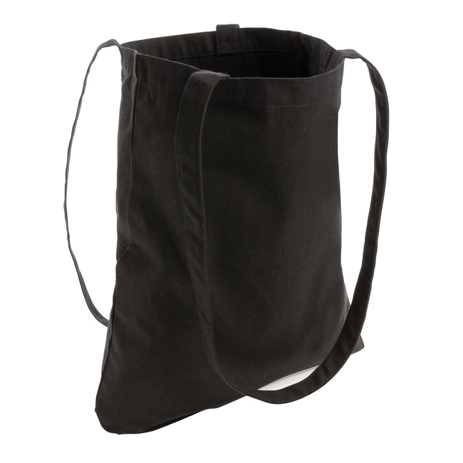 Black - Back - XD Collection Impact Recycled Cotton Aware Tote Bag