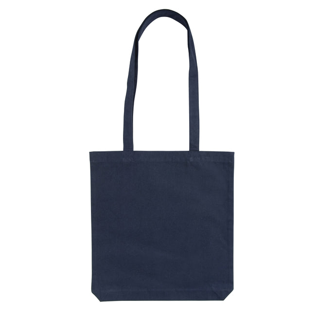Navy - Front - XD Collection Impact Recycled Cotton Aware Tote Bag