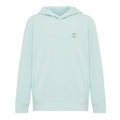 Crushed Mint - Front - Iqoniq Childrens-Kids Yengo Recycled Cotton Side Pocket Hoodie