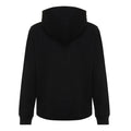 Black - Back - Iqoniq Childrens-Kids Yengo Recycled Cotton Side Pocket Hoodie