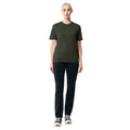 Khaki Green - Side - Iqoniq Unisex Adult Sierra Recycled Cotton Lightweight T-Shirt