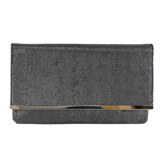 Black - Front - XY London Alicia Trim Detail Clutch