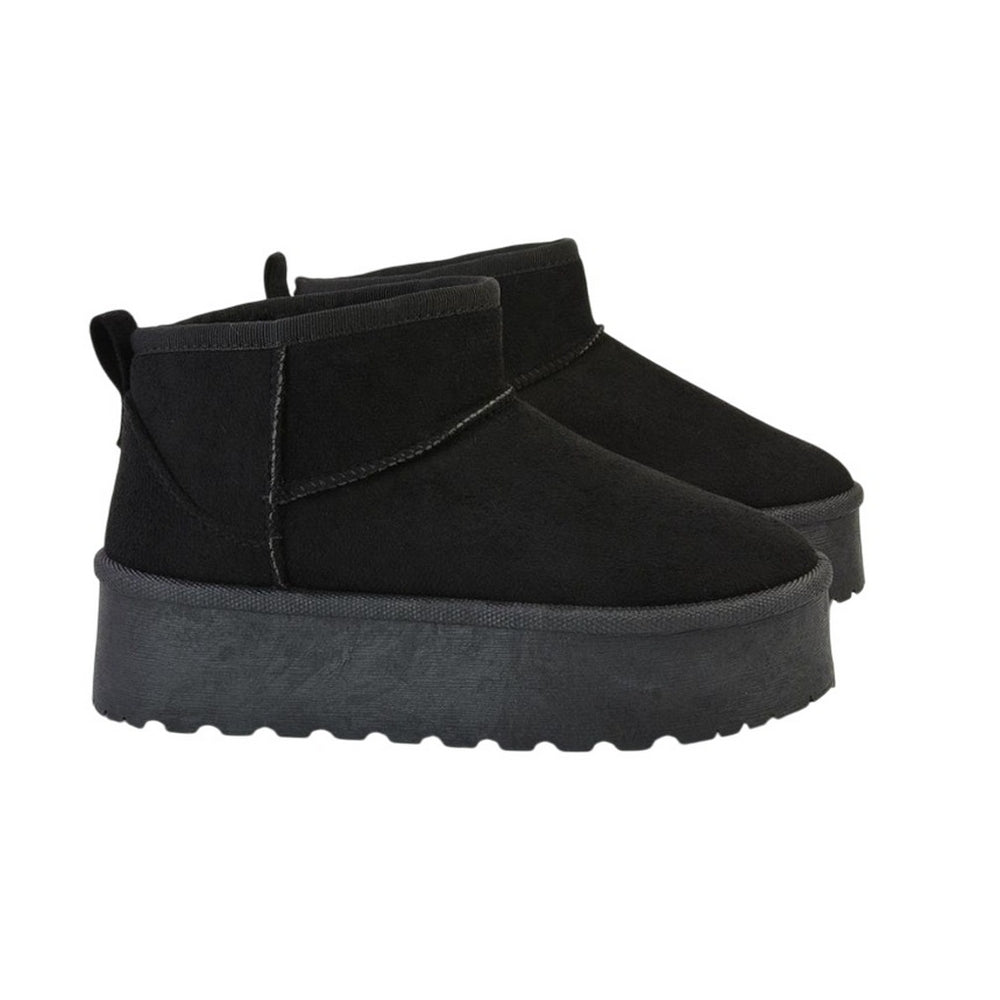 Jet Black - Lifestyle - XY London Womens-Ladies Selina Flatform Ankle Boots