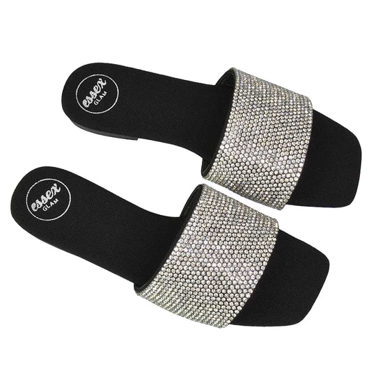 Fuchsia - Front - XY London Womens-Ladies Vanity Square Toe Sandals