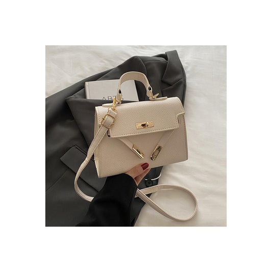 Beige - Front - XY London Catherine Small Crossbody Bag