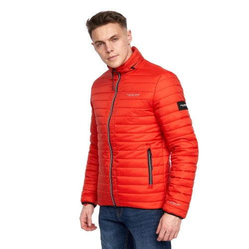Front - Duck and Cover Mens Shemmy Quilted Jacket