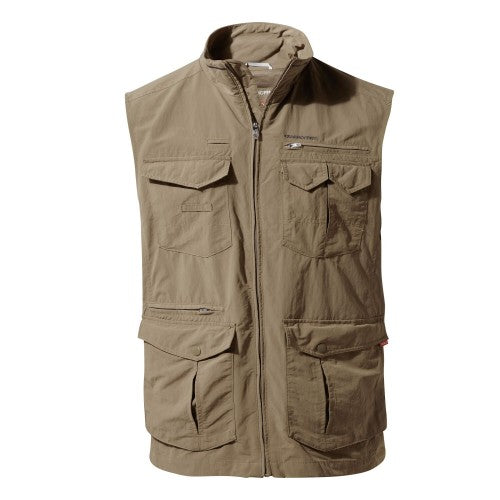Front - Craghoppers Mens NosiLife Adventure Gilet II
