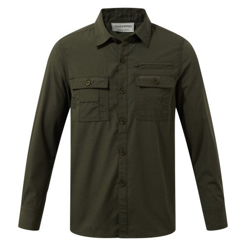Front - Craghoppers Childrens Boys Adventure Trek Long Sleeved Shirt