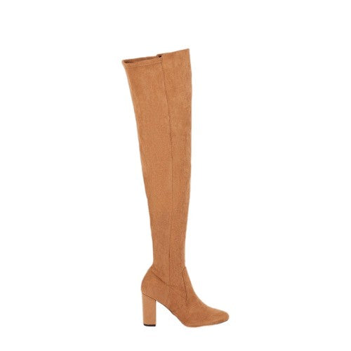 Front - Faith Womens/Ladies Kent Thigh-High Boots