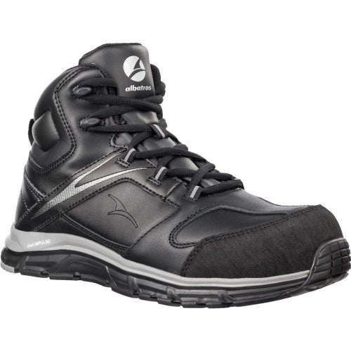 Front - Albatros Mens Vigor Impulse Mid Safety Boots