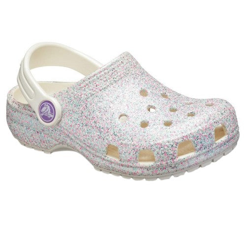 Front - Crocs Childrens/Kids Classic Glitter Slip On Clog
