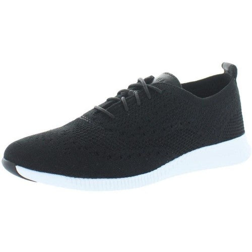 Front - Cole Haan Womens/Ladies 2.Zerogrand Leather Trim Stitchlite Oxford Shoes