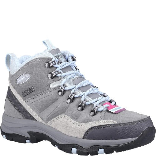 Front - Skechers Womens/Ladies Trego Rocky Mountain Suede Hiking Boots