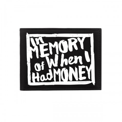 Front - Grindstore In Memory Of When I Had Money Bi-Fold Wallet