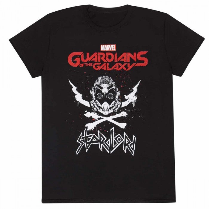 Front - Guardians Of The Galaxy Unisex Adult Crossbones T-Shirt