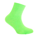 Front - Silky Childrens Boys/Girls Dance Socks In Neon Colours (1 Pair)