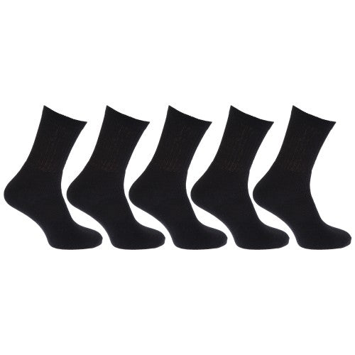 Front - Mens Cotton Rich Sports Socks (Pack Of 5)